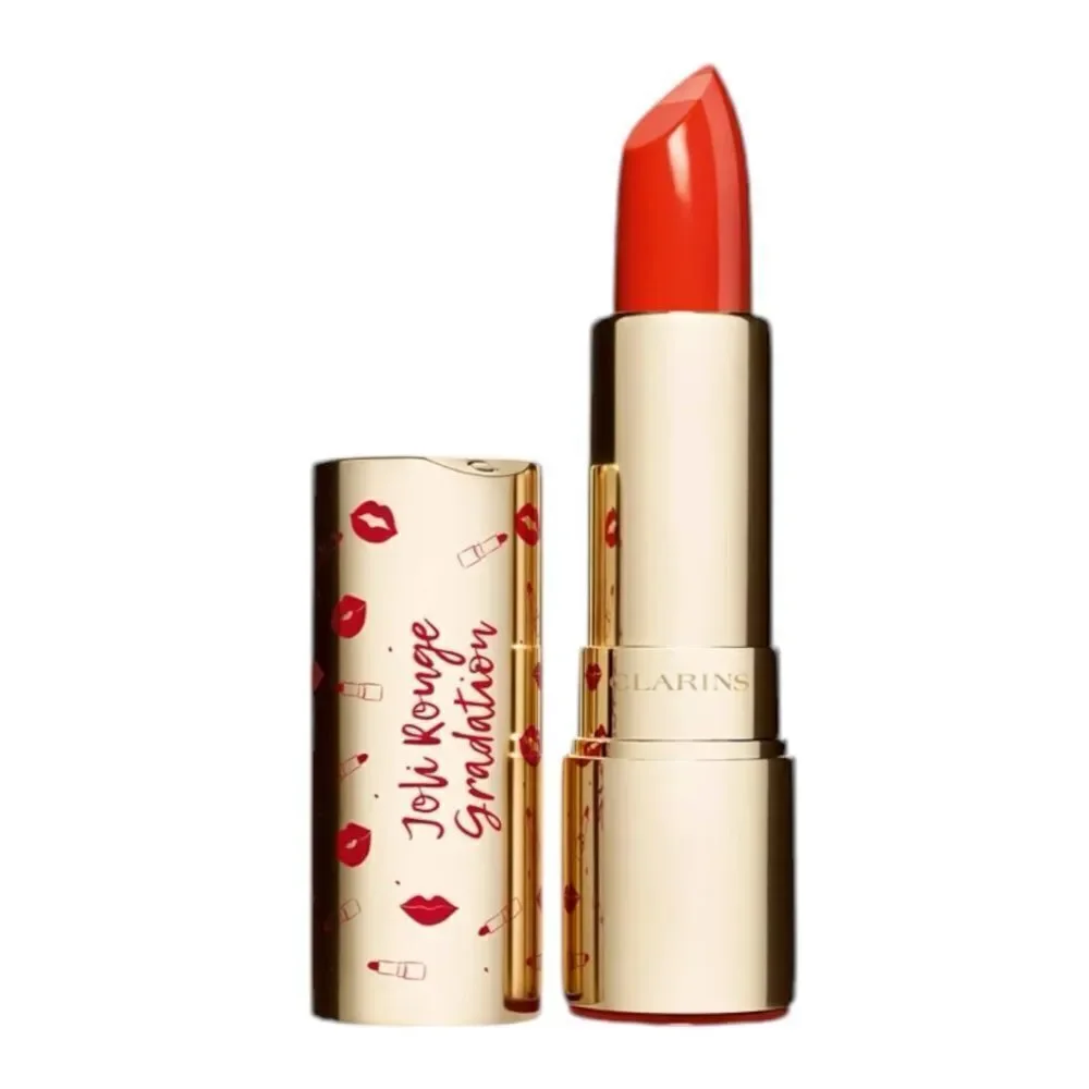 Clarins Joli Rouge Graduation Two-Toned Lipstick 801 Coral Graduation Full Size